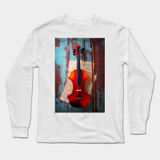 Hanging Baroque 5 String Violin Long Sleeve T-Shirt